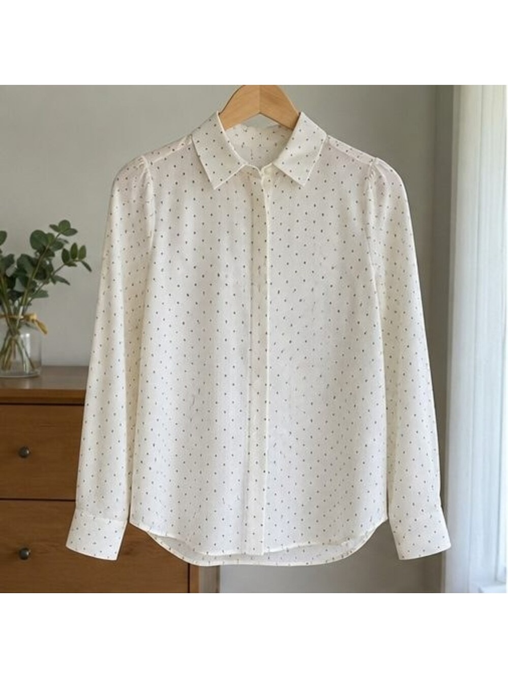 Mauve Ruffle Blouse - Picture 1 of 6